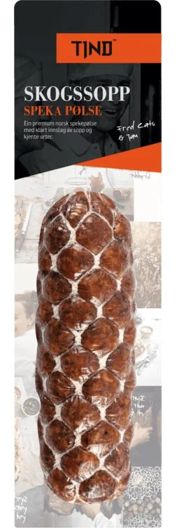 Sp.pølse med Skogssopp 220g Tind