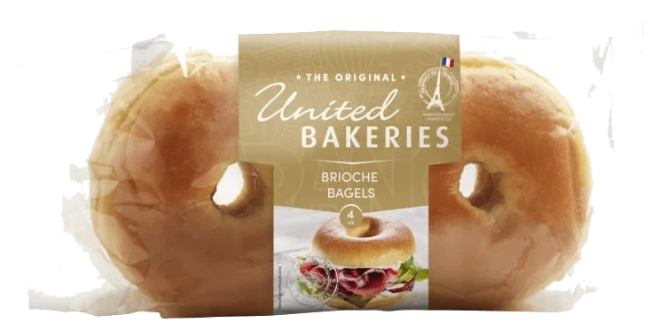 Brioche Bagels 4pk 300g