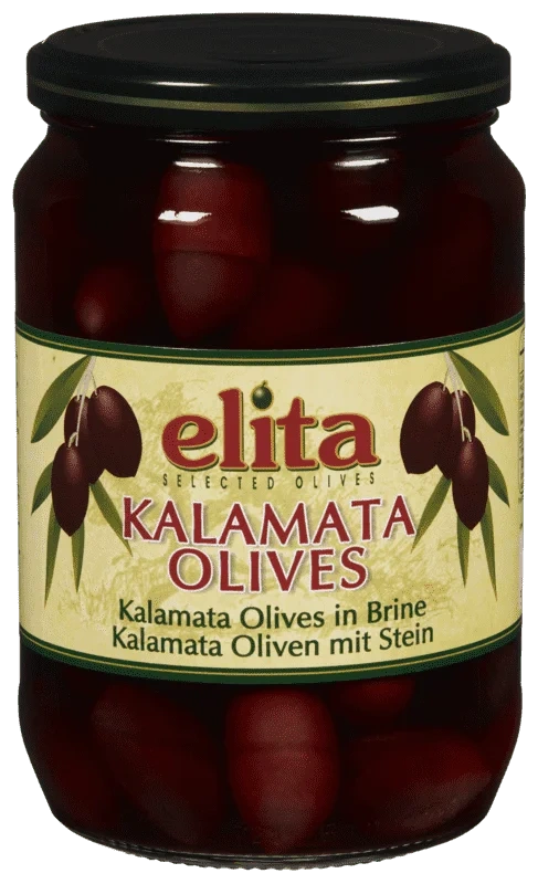 Elita Kalamata Oliven med Stein 700g