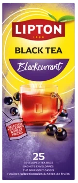 Lipton Blackcurrant Tea 40g 25ps