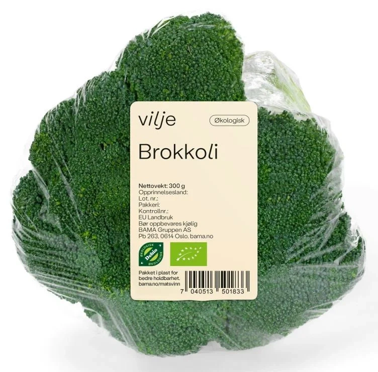 Brokkoli Økologisk 300g Vilje