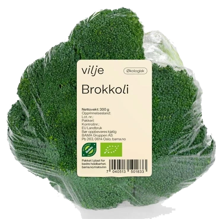 Brokkoli Økologisk 300g Vilje