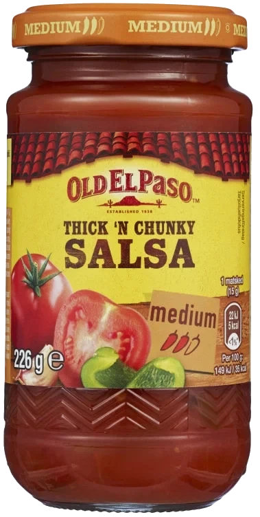 Taco Salsa Medium 226g Old El Paso