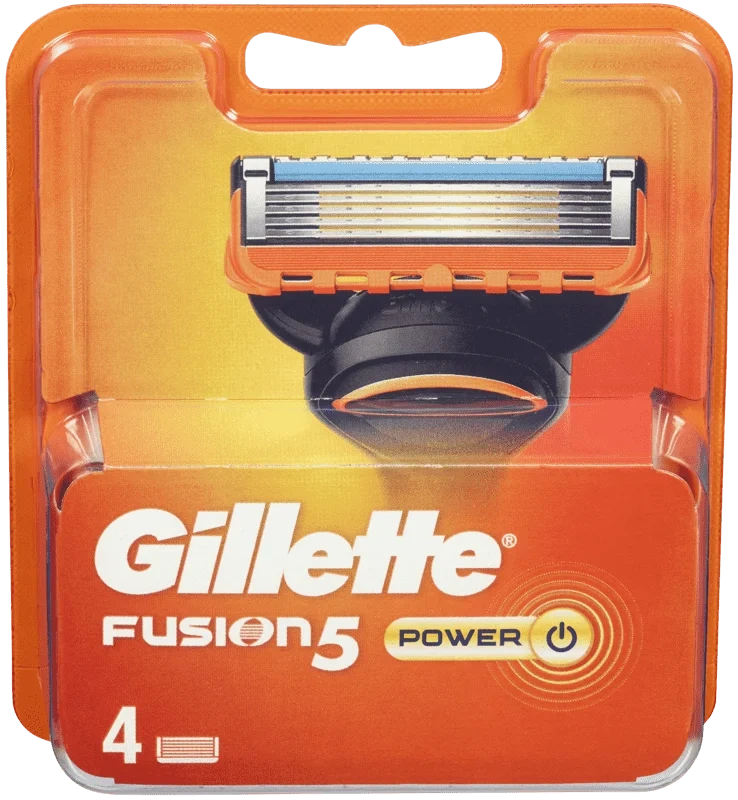 Gillette Fusion5 Power Razor Blades 4-pack 4 stk
