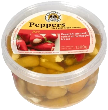 Ostefylte Chilipepper Sterk 1.3kg Die Käsemacher