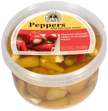 Ostefylte Chilipepper Sterk 1.3kg Die Käsemacher