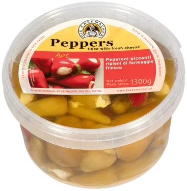 Ostefylte Chilipepper Sterk 1.3kg Die Käsemacher