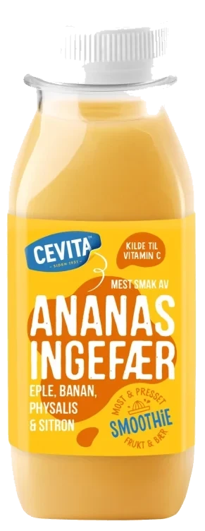 Smoothie Ananas&Ingefær 250ml Cevita
