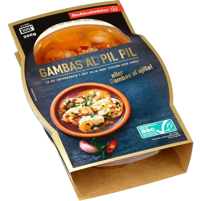 Gambas al pil pil 300g Smålandskräftan