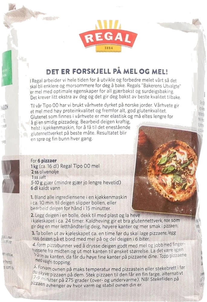 Regal pizzamel Tipo-00