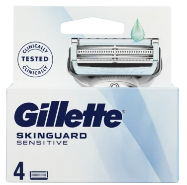 Barberblad Skinguard Sensitive 4stk Gillette