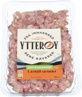Lårbiff strimlet 500g