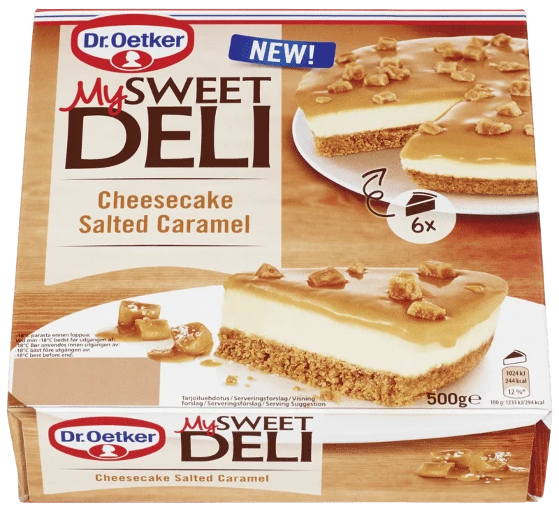 Dr. Oetker Cheesecake Salted Caramel 500g