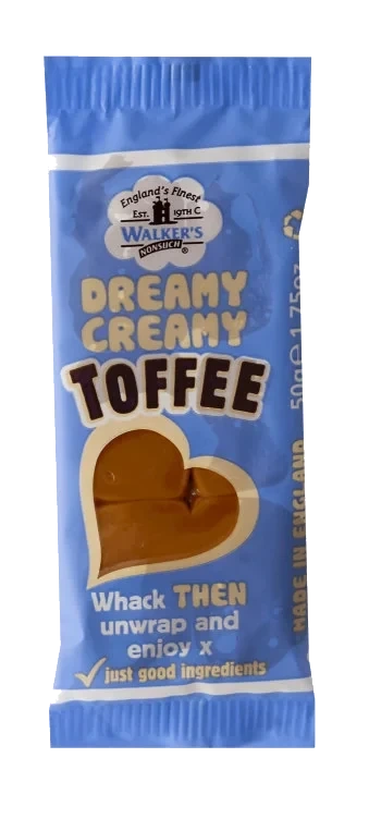 Walkers Toffee Bar Dreamy Creamy 50g