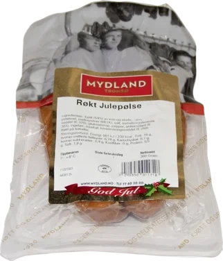 Julepølse 300g Røkt Mydland