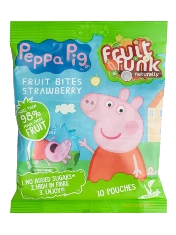 Fruitfunk Peppa Pig Jordbærsmak