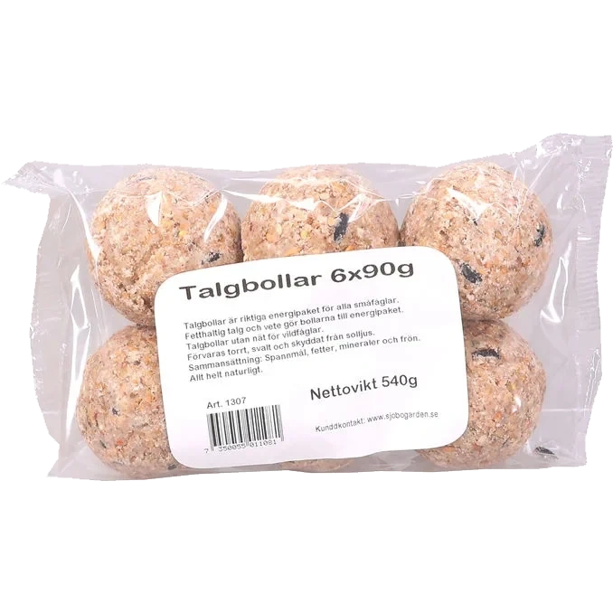 Talgbollar 6-pack