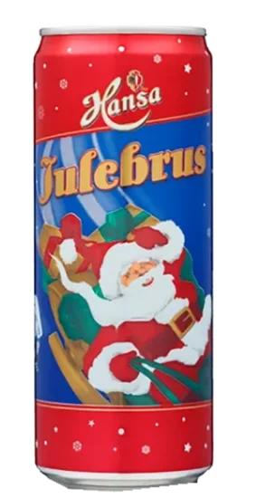 Hansa Rød Julebrus 0,33l