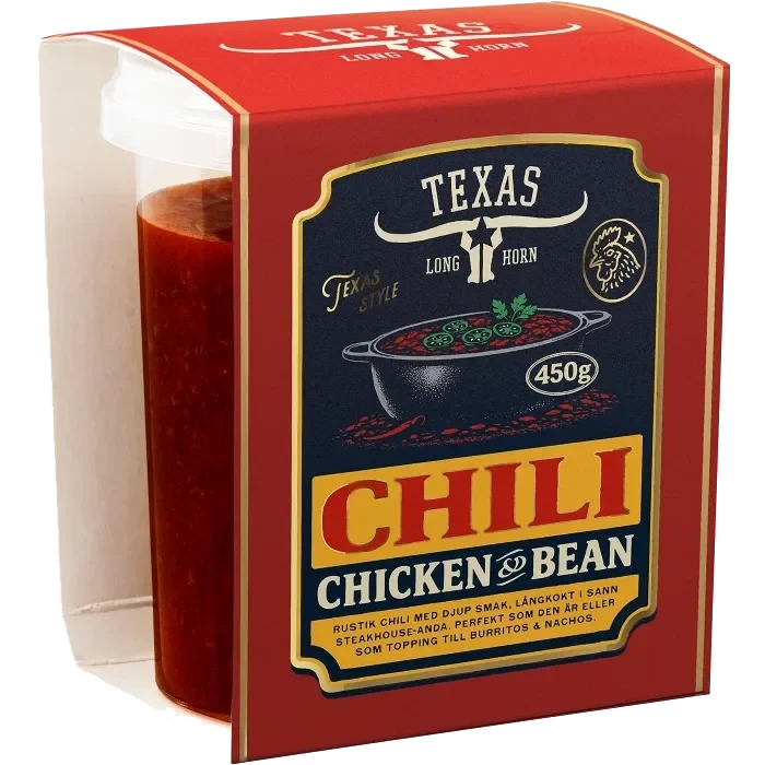 Chicken Chili Färsk 450g Texas Longhorn