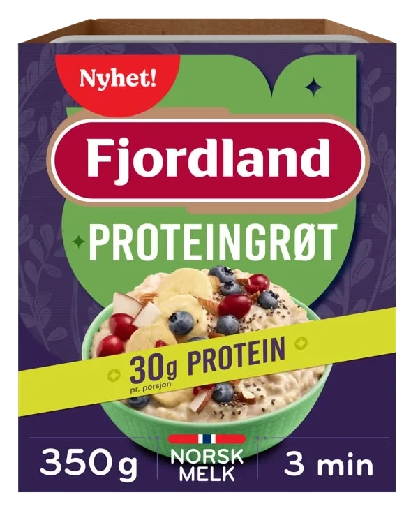 Proteingrøt 350g Fjordland