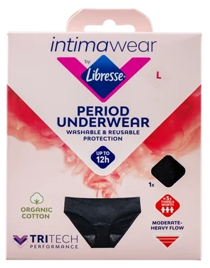 Libresse Menstruse Hipster Svart L 1stk