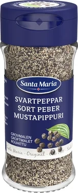Sort Pepper Grovmalt 34g Santa Maria