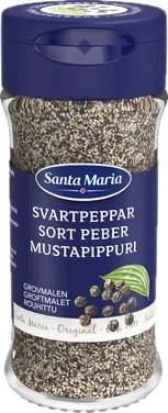 Sort Pepper Grovmalt 34g Santa Maria