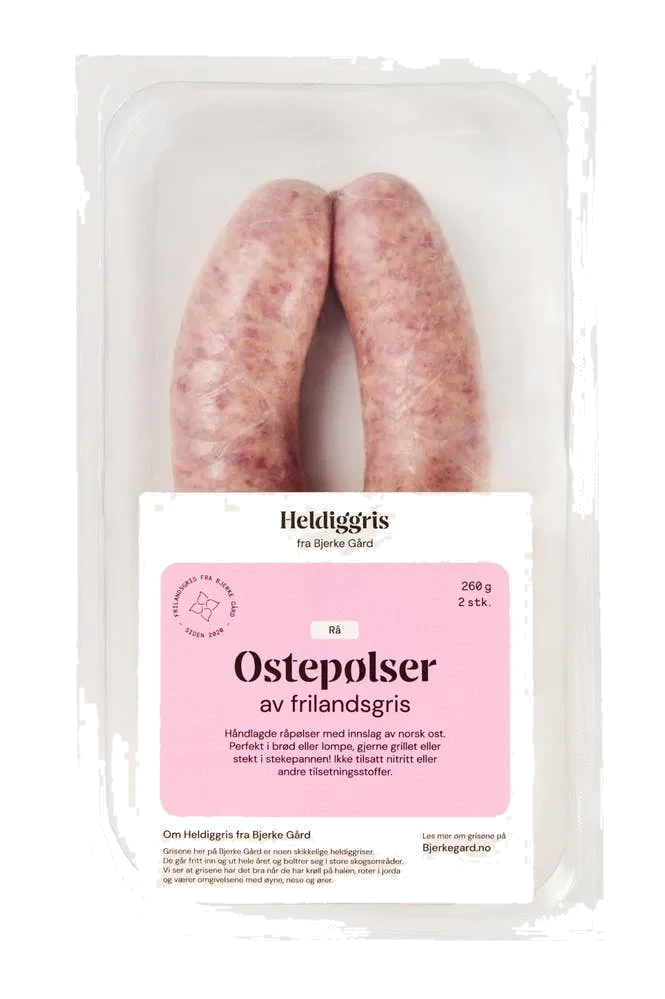 Ostepølser rå