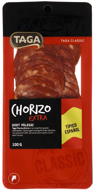 Taga Skivet Chorizo Extra 100g