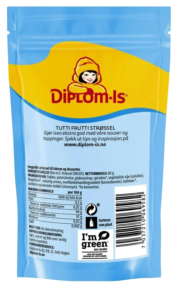 Tuttifrutti strøssel