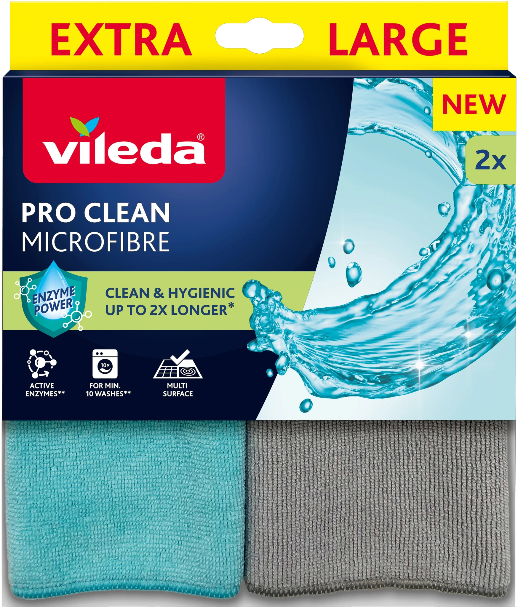 Mikrofiberduk Pro clean 2-pack