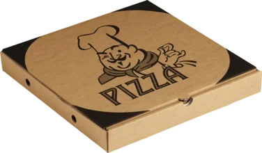 Pizzaeske 32x32 Brun 50stk