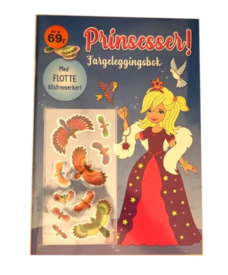 Prinsesser! Fargeleggingsbok