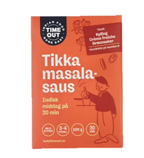 Time Out Tikka Masala Saus 100g
