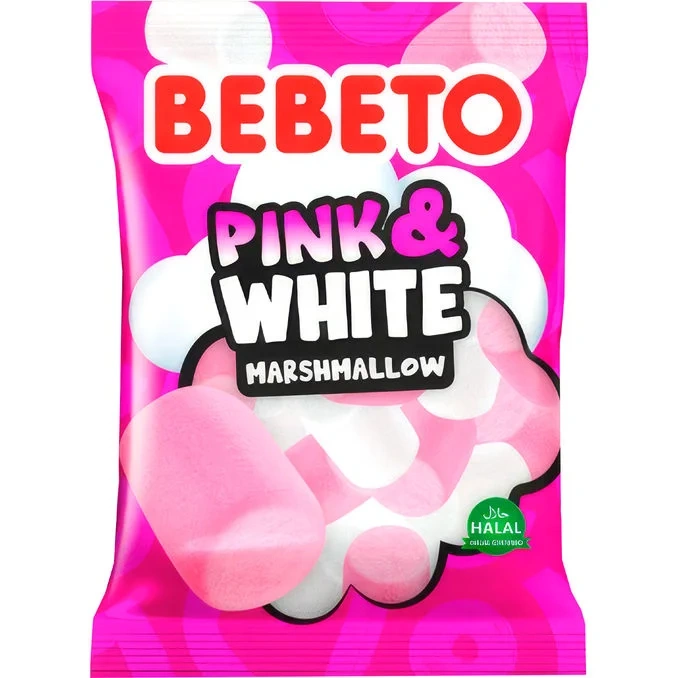 Marshmallow Pink & White