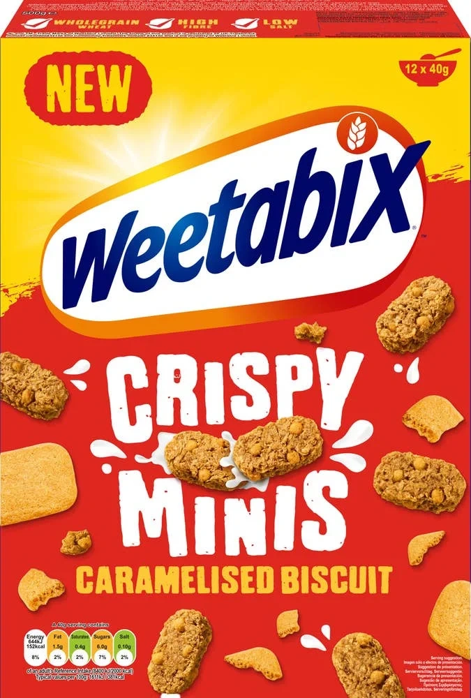 Crispy minis Caramelised biscuit