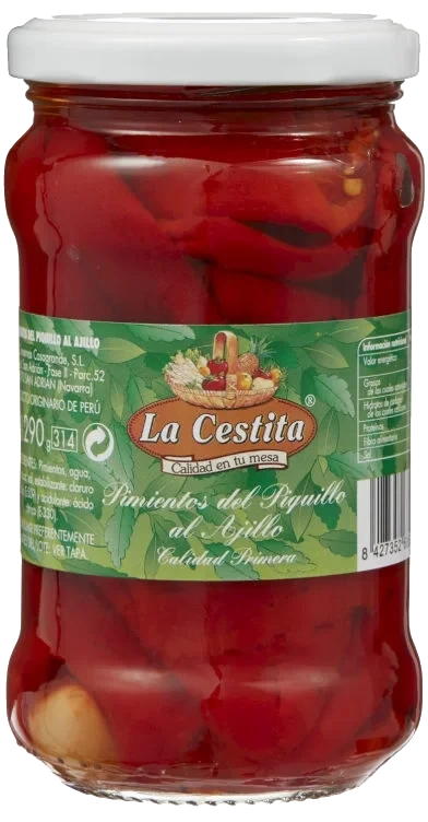La Cestita Paprika Rød m/Hvitløk 290g Casagrande