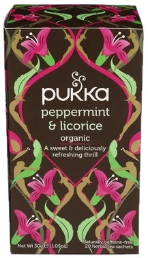 Pukka Peppermint & Licorice Tea 30g 20ps