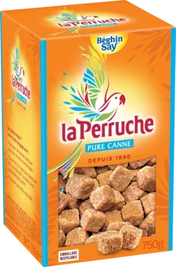 Brunt Sukker, Biter 750g Rough-cut, La Perruche