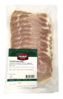 Hamburgerrygg ca 120g Fagmat