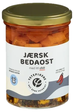 Jærsk Bedaost Chili 180g