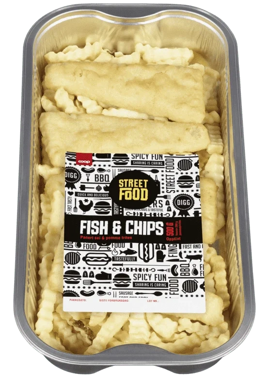 Coop Fish & Chips 500g