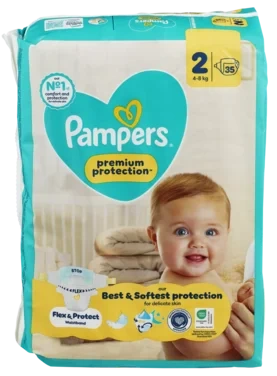 Pampers Bleier Prem Prot S2 Nb 4-8kg 35stk