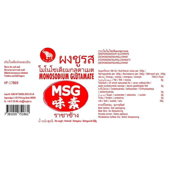 Mononatriumglutamat MSG