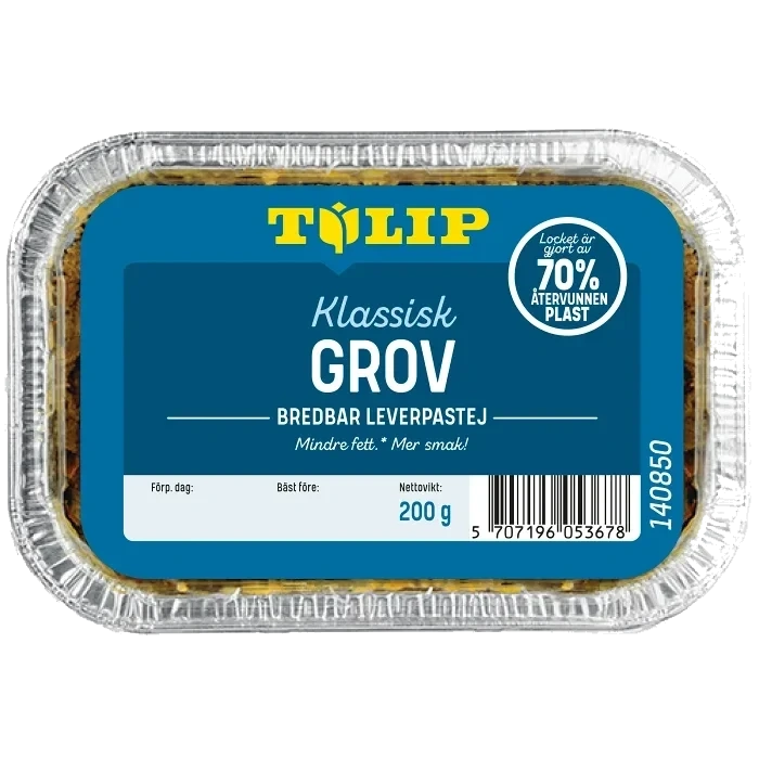 Leverpastej Klassisk Grov 200g Tulip