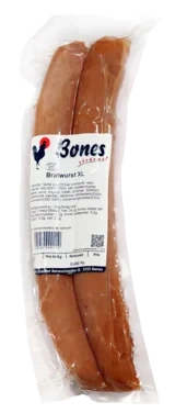 Bratwurst Xl 400g Bønes Gårdsmat