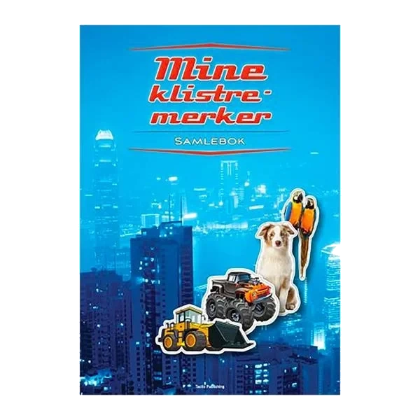 Klistremerkealbum - Blå