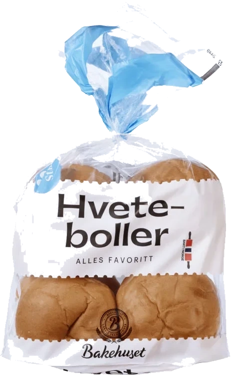 Hveteboller 4pk 260g Bakehuset