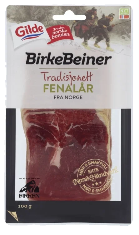 Birkebeiner Fenalår Skivet 100g Enh