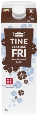 Laktosefri Sjokolademelk 1l Tine